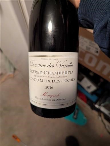 Wines Rouge sec Clos du Meix des Ouches Domaine S Varailles 2016 France Burgundy Gevrey-Chambertin AOC
