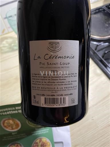 Langvedok Pic-saint-loup La Cérémonie 2023