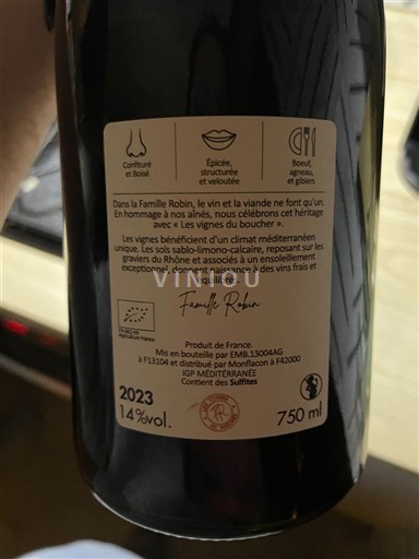 Provence, Lower Rhône Valley, Corsica Mediterranean Famille Robin Les Vignes du Boucher 2023