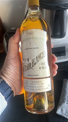 Víno Blanc liquoreux Château La Tour Blanche 2004 Francie Bordeaux Sauternes AOC Premier Cru