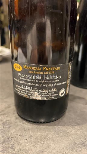 Campania Falanghina del Sannio Masseria Frattasi 2004