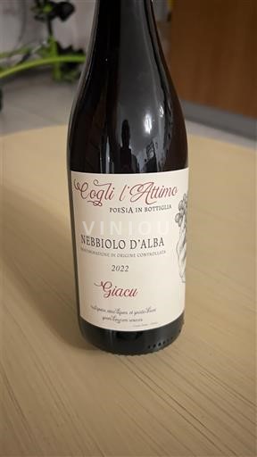 Piemonte Nebbiolo d'Alba Cogli l'Attimo Giacu 2022