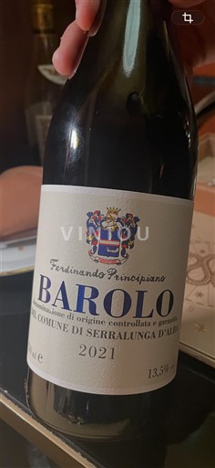 Piemonte Barolo Ferdinando Principiano Del Comune di Serralunga d'Alba 2021