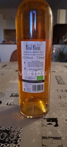 Sudoeste Não especificado Domaine René Rieux 2015