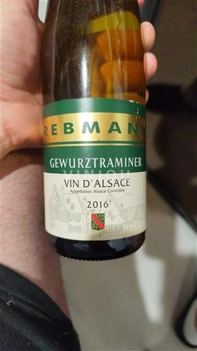 Alsasko Gewürztraminer Riebmann 2016