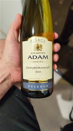 Alsasko Gewürztraminer Jean-Baptiste Adam 2023