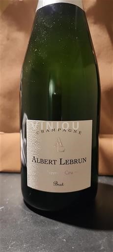 Champagne Sâm-panh Albert Lebrun Premier Cru Brut Không niên vụ