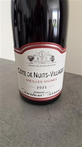 Viner Rouge sec Vieilles Vignes Domaine Sertaux-Ferrand 2021 Frankrike Bourgogne Côte de Nuits-byar AOC