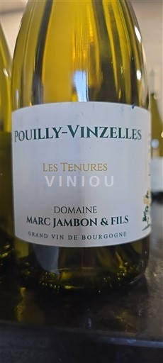 Burgundy Pouilly-vinzelles Domaine Marc Jambon & Fils Les Tenures 2023