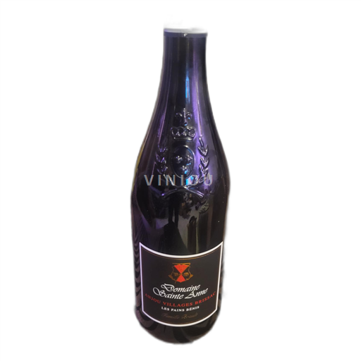 Vin Rouge sec Les Pains Bénis Domaine Sainte Anne 2022 France Vallée de la Loire Anjou Villages Brissac AOC