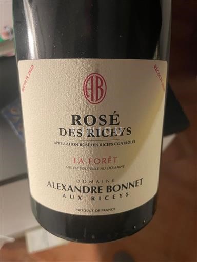 Šampanja Rosé-des-riceys Domaine Alexandre Bonnet La Forêt 2020