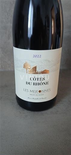 Rhônedalen Côtes du Rhône Les Méjeonnes 2022