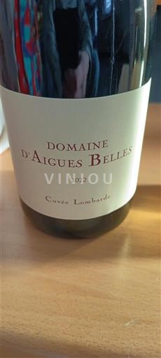 Languedoc in Roussillon Pays d'Oc Domaine Aigues Belles Lombarde 2022
