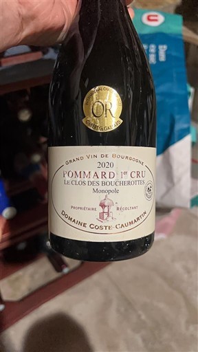 Vinhos Rouge sec Le Clos des Boucherottes Monopole Domaine Coste-Caumartin 2020 França Borgonha Pommard AOC Premier Cru