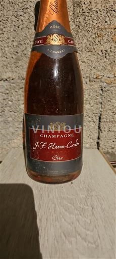 Champaña Champán J.F. Hann-Crécy Rosé Sin añada
