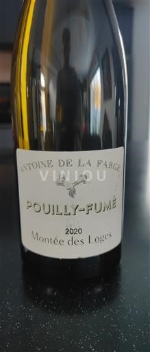 Thung lũng sông Loire Pouilly-fumé Antoine de la Farge Montée des Loges 2020
