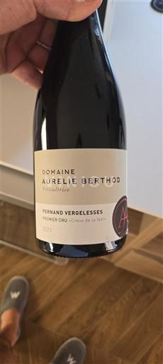 Víno Rouge sec Premier Cru - Creux de la Net Domaine Aurélie Berthod 2023 Francie Burgundsko Pernand-Vergelesses AOC Premier Cru