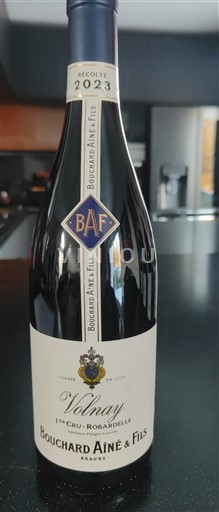 Viner Rouge sec 1er Cru Robardelle Bouchard Aîné & Fils 2023 Frankrike Bourgogne Volnay AOC Premier Cru