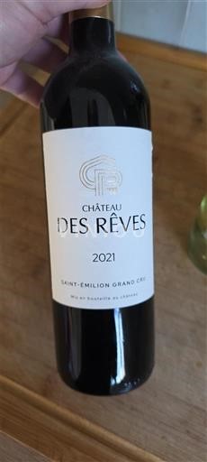 Bordeaux Saint-Émilion Grand Cru Grand Cru Château S Rêves 2021