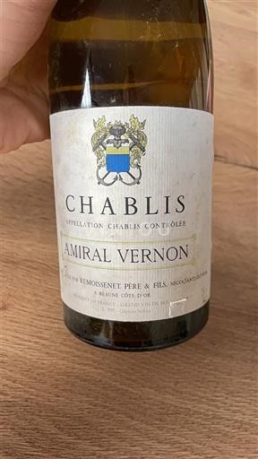 Burgundy Chablis Remoissenet Père & Fils Amiral Vernon 2012