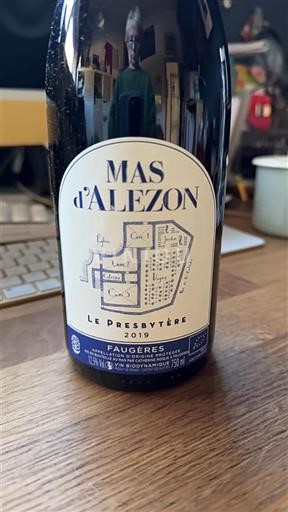 Langvedok Faugères Mas d'Alezon Le Presbytère 2019