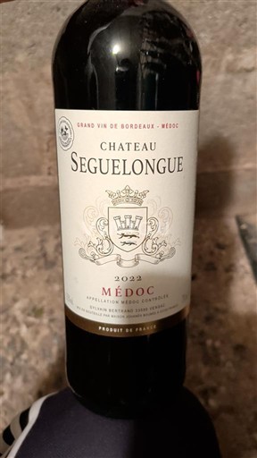 Bordo Медок Château Seguelongue 2022