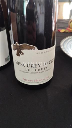 Burgund Mercurey Premier Cru Philippe Milan & Fils Les Crêts 2018