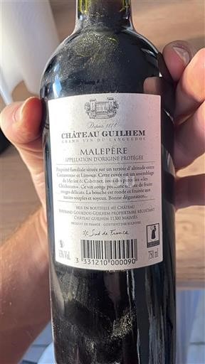 Langvedok Malepère Château Guilhem 2015
