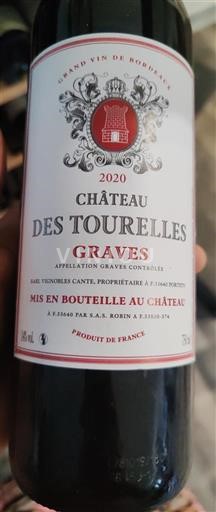Burdeos Graves Château des Tourelles 2020