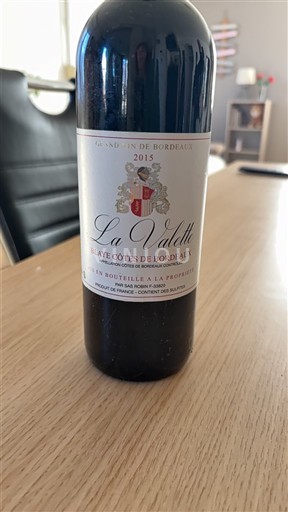 Bordeaux Blaye-Côtes-de-Bordeaux La Valette 2015