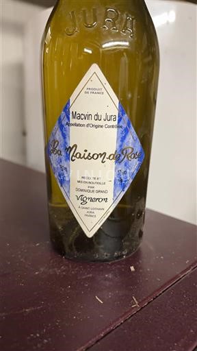 Jura Rượu Macvin-du-jura La Maison de Rose Không niên vụ