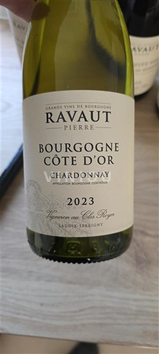 Burgundy Burgundy Côte d'Or Ravaut Pierre Vignes au Clos Royer 2023