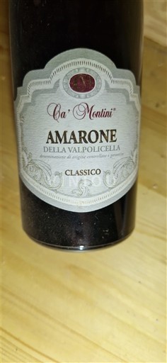 Vénétie Amarone della Valpolicella Ca' Montini 2010
