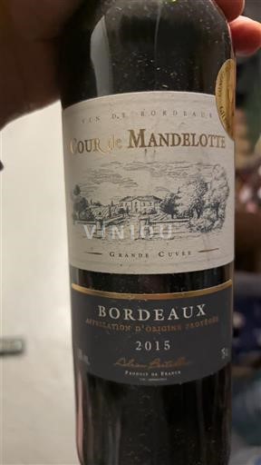 Burdeos Bordeaux Cour de Mandblotte Grande 2015