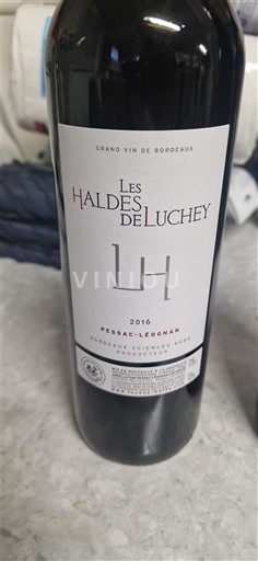 Bordeaux Pessac-Léognan Les Haldes de Luchey LH 2016