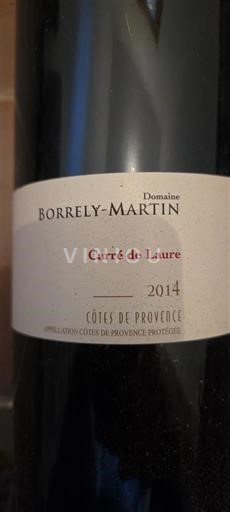 Provence Côtes-de-Provence Domaine Borrelly-Martin Carré de Laure 2014