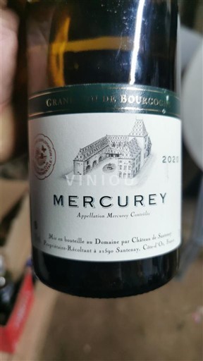 Vinhos Blanc sec Château Sassangy 2020 França Borgonha Mercurey AOC