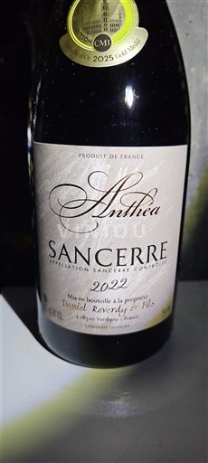 Valle del Loira Sancerre Daniel Reverdy & Fils Anthéa 2022