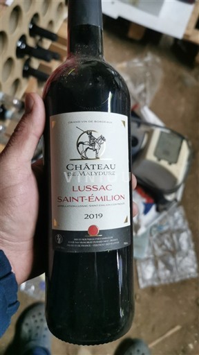 Bordeaux Lussac-Saint-Émilion Château Malydure 2019