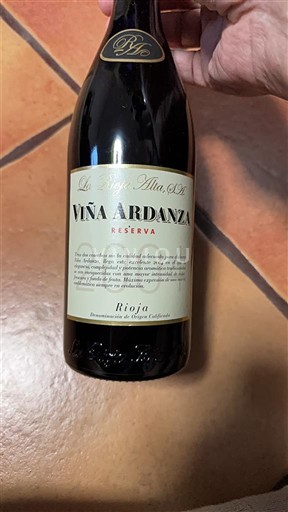La Rioja Rioja La Rioja Alta S.A Viña Ardanza Reserva Không niên vụ