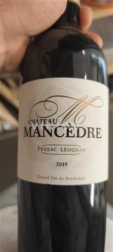 Bordéus Pessac-Léognan Château Mancèdre 2019