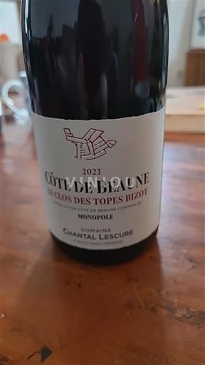 Wines Rouge sec Le Clos des Topes Bizot Domaine Chantal Lescure 2023 France Burgundy Côte de Beaune AOC