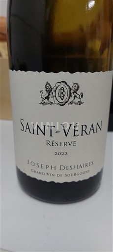 Burgundi Saint-Véran Joseph Deshaires Réserve 2022