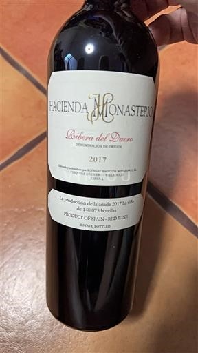 Castilien og León Ribera del Duero Hacienda Monasterio 2017