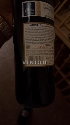 La Rioja Rioja CVNE Imperial Gran Reserva Không niên vụ