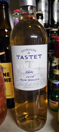Aquitaine và Charentes Landes Domaine Tastet 2016