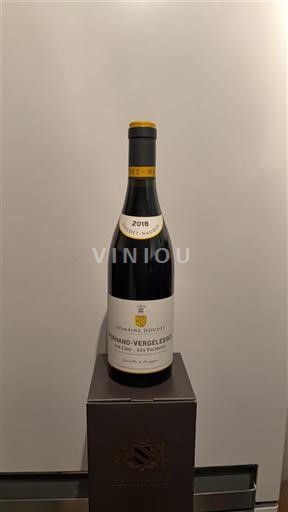 Viner Rouge sec 1er Cru Les Fichots Domaine Doudet 2018 Frankrike Bourgogne Pernand-Vergelesses AOC Premier Cru