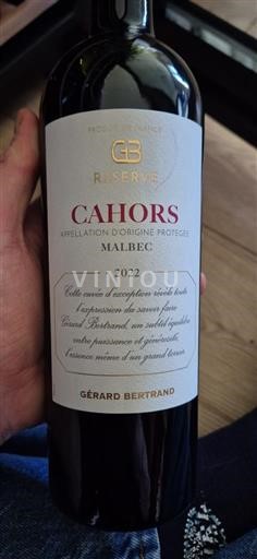 Tây Nam Cahors Gérard Bertrand Réserve 2022