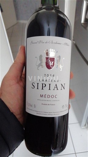 Bordéus Médoc Château Sipian 2014