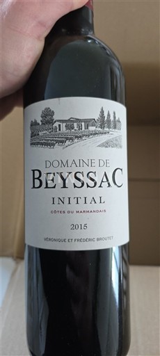 Tây Nam Côtes-du-marmandais Domaine Beyssac Initial 2015